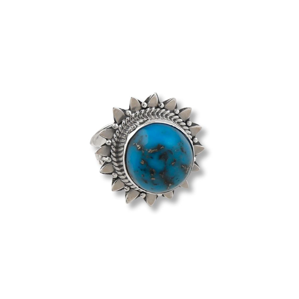 Small Designer Turquoise Ring