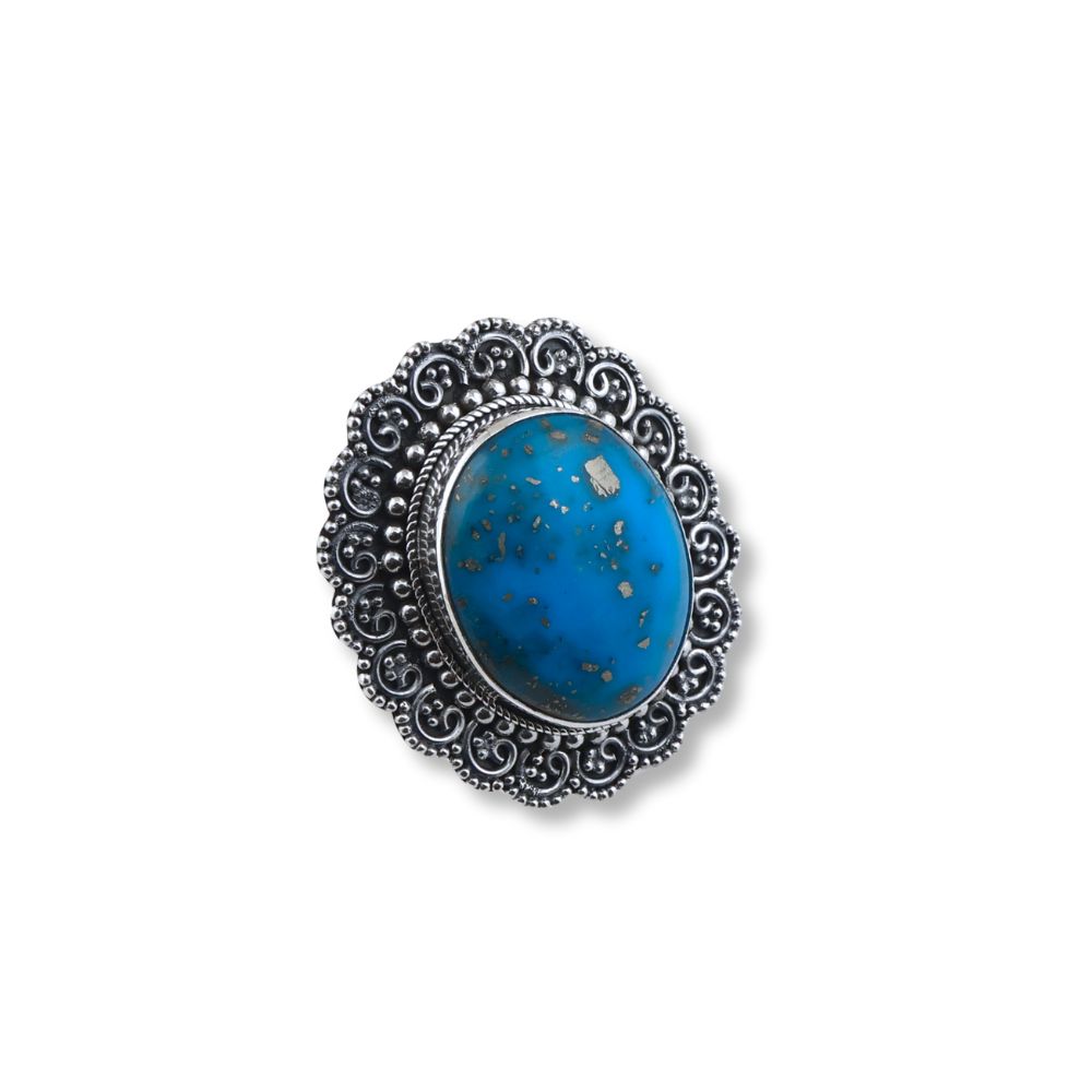 Big Designer Turquoise Ring